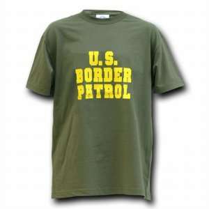  US Border Patrol Law Enforcement Olive T Shirts, Tees SIZE 