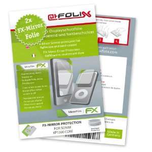  2 x atFoliX FX Mirror Stylish screen protector for Sonim XP1300 