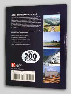 PAINTING BACKDROPS   Kalmbach Model Railroad Book 12425  