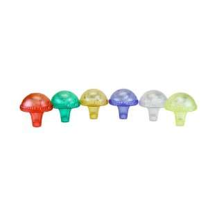  Set of 6 Assorted Colored Mushrooms: Home Improvement