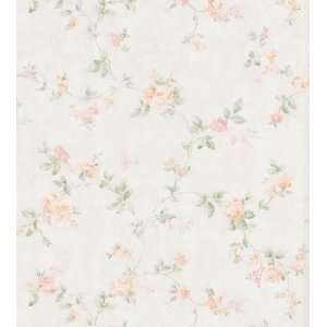 Brewster 426 6302 Cameo Rose IV Swag Trail Wallpaper, 20.5 Inch by 396 