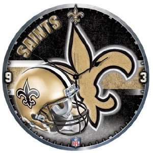  NFL New Orleans Saints Clock   High Definition Art Deco XL 