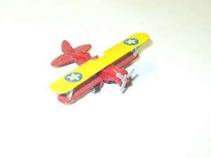 1928 BOEING PT 12E YELLOW & RED VINTAGE BIPLANE 2 X 3 L  