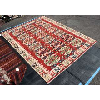 9ft x 12ft Hand Knotted China Kilim Rug 70% OFF MR11066  