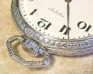 Waltham 1929 Antique Pocket Watch 12s / 17 Jewels  