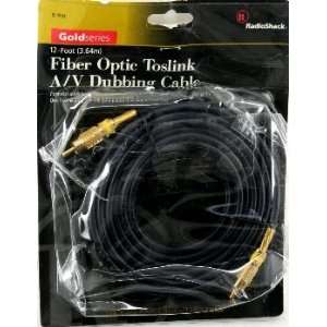   ) Fiber Optic Toslink A/V Dubbing Cable, 12 Ft. (3.64m) Electronics