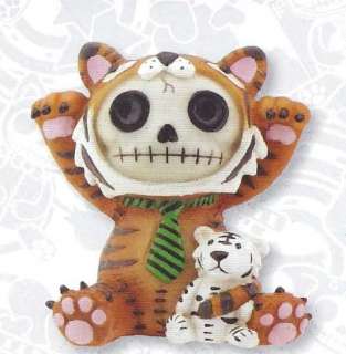 Furry Bones Tigrr Tiger Skeleton Animal Figurine  