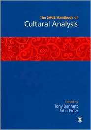 The SAGE Handbook of Cultural Analysis, (0761942297), John Frow 