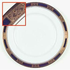  John Aynsley Empress Cobalt Dinner Plate, Fine China 