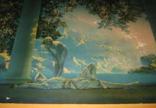 Large Vintage 1930s Maxfield Parrish DAYBREAK Print  