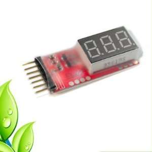  2s 6s li po battery voltage indicator checker tester+ 