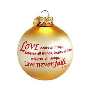  Love Bears All Things Ornament: Home & Kitchen