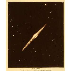  1921 Rotogravure Spiral Nebula Mount Wilson Observatory 