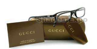 NEW GUCCI EYEGLASSES GG 1504 BLACK GG1504 807 OPTICAL  