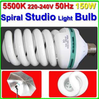 150W 5500K Studio Photography Light Bulb Daylight Ra>90  