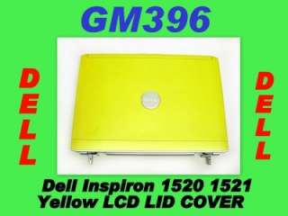 GM396 Dell Inspiron 1520 1521 Yellow LCD Back Cover NEW  
