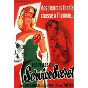  FBI Girl Movie Poster (11 x 17 Inches   28cm x 44cm) (1951 