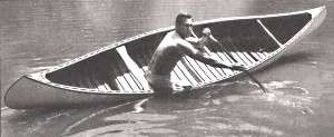 16mm FILM HOW TO PILOT A CANOE with OMER STRINGER Famed Canadian 