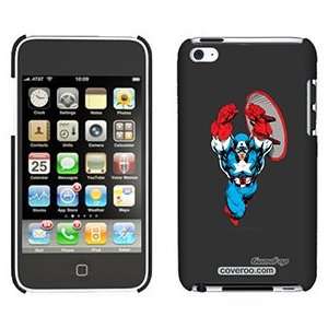  Captain America Lunging on iPod Touch 4 Gumdrop Air Shell 
