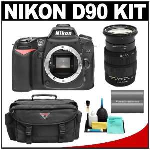 Nikon D90 Digital SLR Camera & 18 200mm HSM Optical Stabilizer 