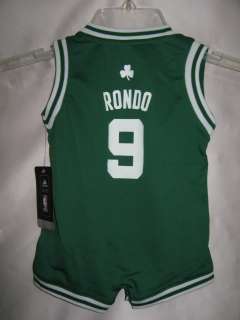 NBA Infant Boston Celtics Revolution 30 Jersey Rajon Rondo Green 24 