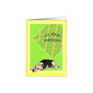 Cute Dog Birthday Card Card