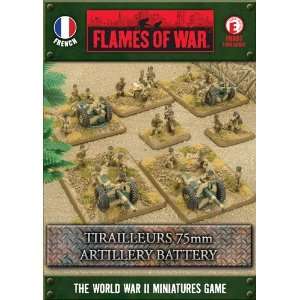  French: Tirailleurs 75mm Artillery Battery: Toys & Games