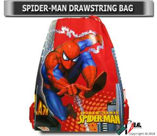 SPIDER MAN STRING BACKPACK TRAVEL DRAWSTRING BAG R  