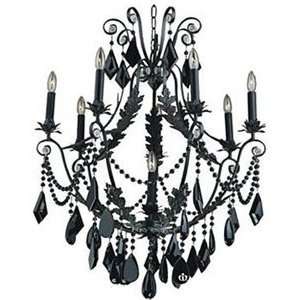  Glow Lighting 554JD8LMI 7J Chateau 8 Light Chandelier 