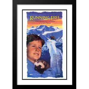  Running Free 20x26 Framed and Double Matted Movie Poster 