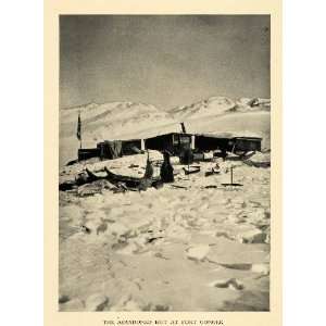  1936 Print Hut Fort Conger Dwelling Glacier Ice Snow Fort 
