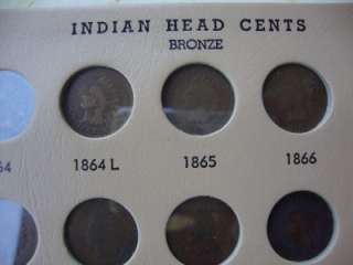 1857 1909 Flying Eagle Cent & Indian Head Collection INCLUDES 1877 