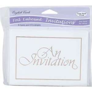 INVITATION NOTE CARDS 8COUNT (Sold: 3 Units per Pack 