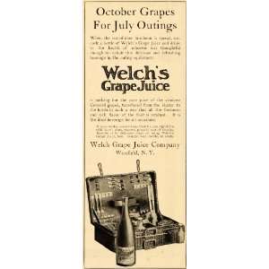  1906 Ad Antique October Grapes Welchs Juice Company 