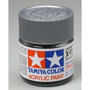  Tamiya 81011 Acrylic Chrome Silver: Toys & Games