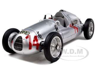 1938 AUTO UNION TYPE D 14 GP FRANCE 1939 1/18 CMC  