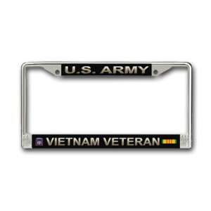  US Army 82nd Airborne Vietnam Veteran License Plate Frame 