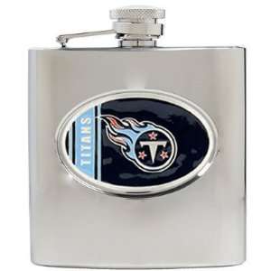  Tennessee Titans 6oz Stainless Steel Flask: Sports 