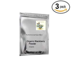 Dodo Organics Organic Powder, Blackberry, 100 Gram (Pack of 3)  