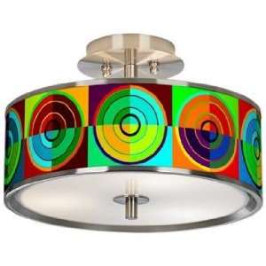   : Circle Parade Giclee Glow 14 Wide Ceiling Light: Home Improvement