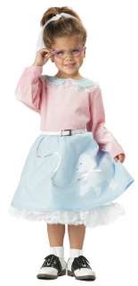 50s POODLE Cutie Dress Skirt Halloween Costume Girl 2 4 Toddler 