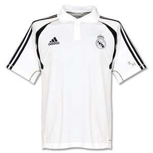  Real Madrid White Polo Shirt 2011 12