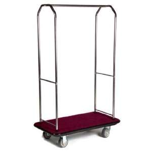   2005BK 060 RED Economy Bellmans Cart   Red Carpet