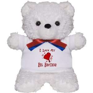  Love My Big Brother Family Teddy Bear by CafePress: Toys 