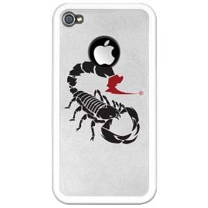    iPhone 4 or 4S Clear Case White Tribal Scorpion: Everything Else