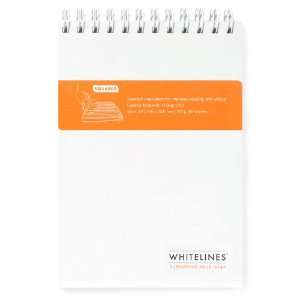  Whitelines Top Wire A6 Notebook, Squared, White (WL85 