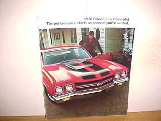 1970 Chevrolet Chevelle brochure + 2 different SS 396 magazine ads/SS 