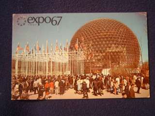 Description MONTREAL EXPO 67. LE PAVILLON DES ESTATS UNIS. FINE 