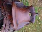   old Used ~Tooled Western Trail Saddle ~TEX TAN of Yoakum,Tx ~no silver