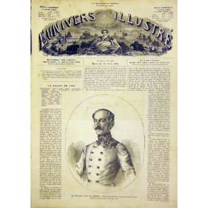  Portrait Benedek Austrian French Print 1866 Military